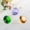 personalized custom glass rhinestone 40mm seven colors crystal diamond