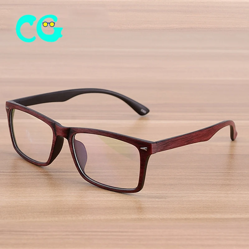 

N5008 Vintage Glasses Frame Men Women Classic Optical Spectacle Eyeglasses Retro Style Bamboo Wood Eyewear Male Wooden Pattern, Custom colors