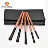 5pcs pony Eyeshadow Brushes Set with Cosmetic Holder Eye Blending Shader Defining