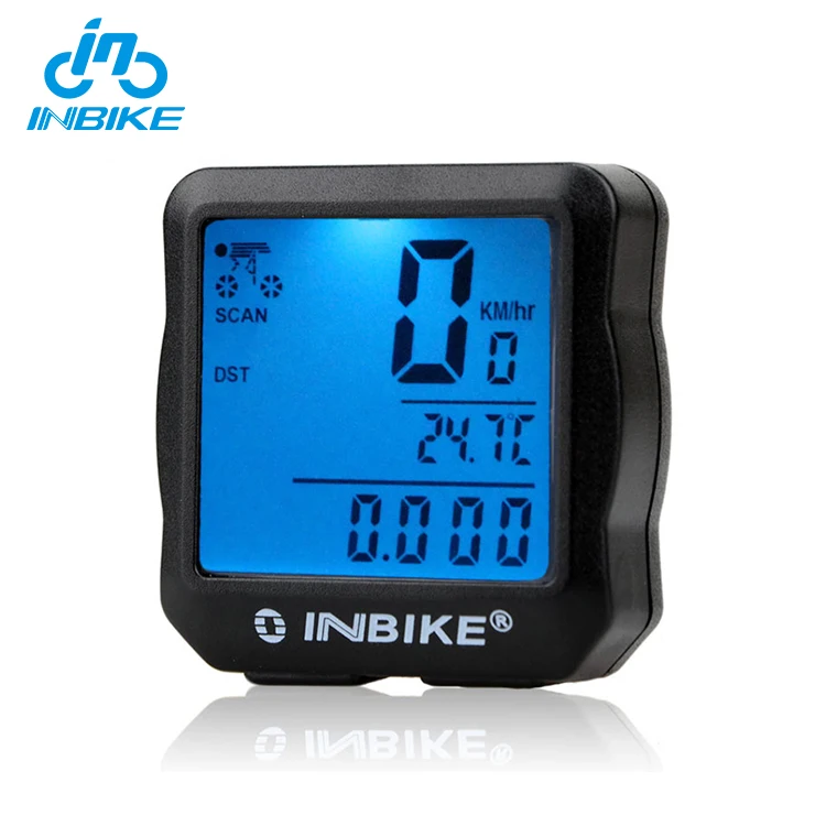 

INBIKE Speedometer Wireless Cycling Bicycle Bike Computer, Black/customised