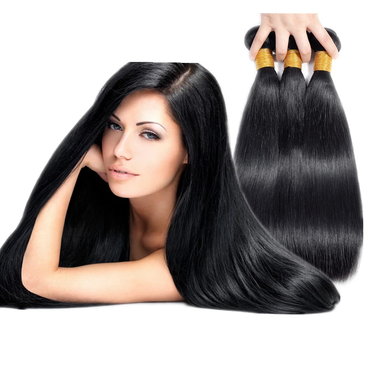 

100% Human Hair Bundle Blonde,Silky Straight With Double Machine Weft,Wholesale Price And Top Quality Hair, 1b#;1#;2#;4#;or other color