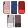 Luxury Girly Mobile Splicing Flash Phone Case Bling Glitter Phone Case Back Cover For iPhone 8/8p/X/XS/XR/XS MAX