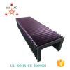 Fabric Nylon Accordion Linear Slide Way Bellow Cover machine protective shield telescopic plastic cover