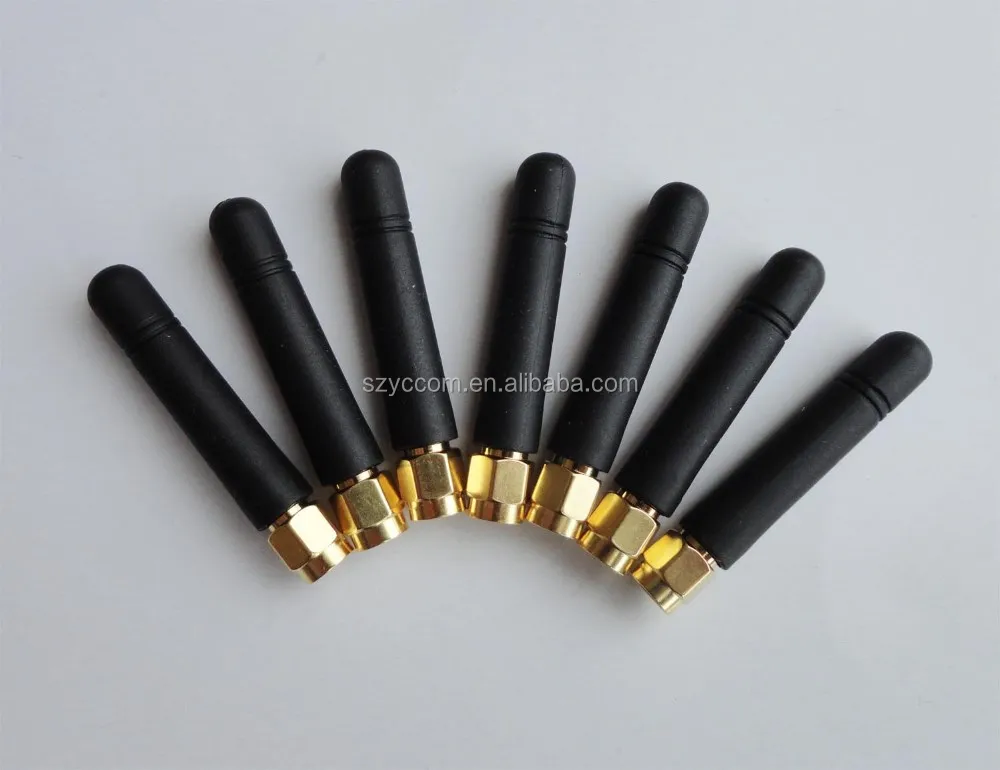 2.4ghz Antenna Sma Male Straight Connector 3db Wifi Antenna Rubber