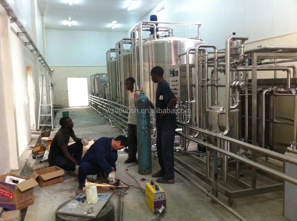 Whole Complete Flavored UHT Milk Production Line