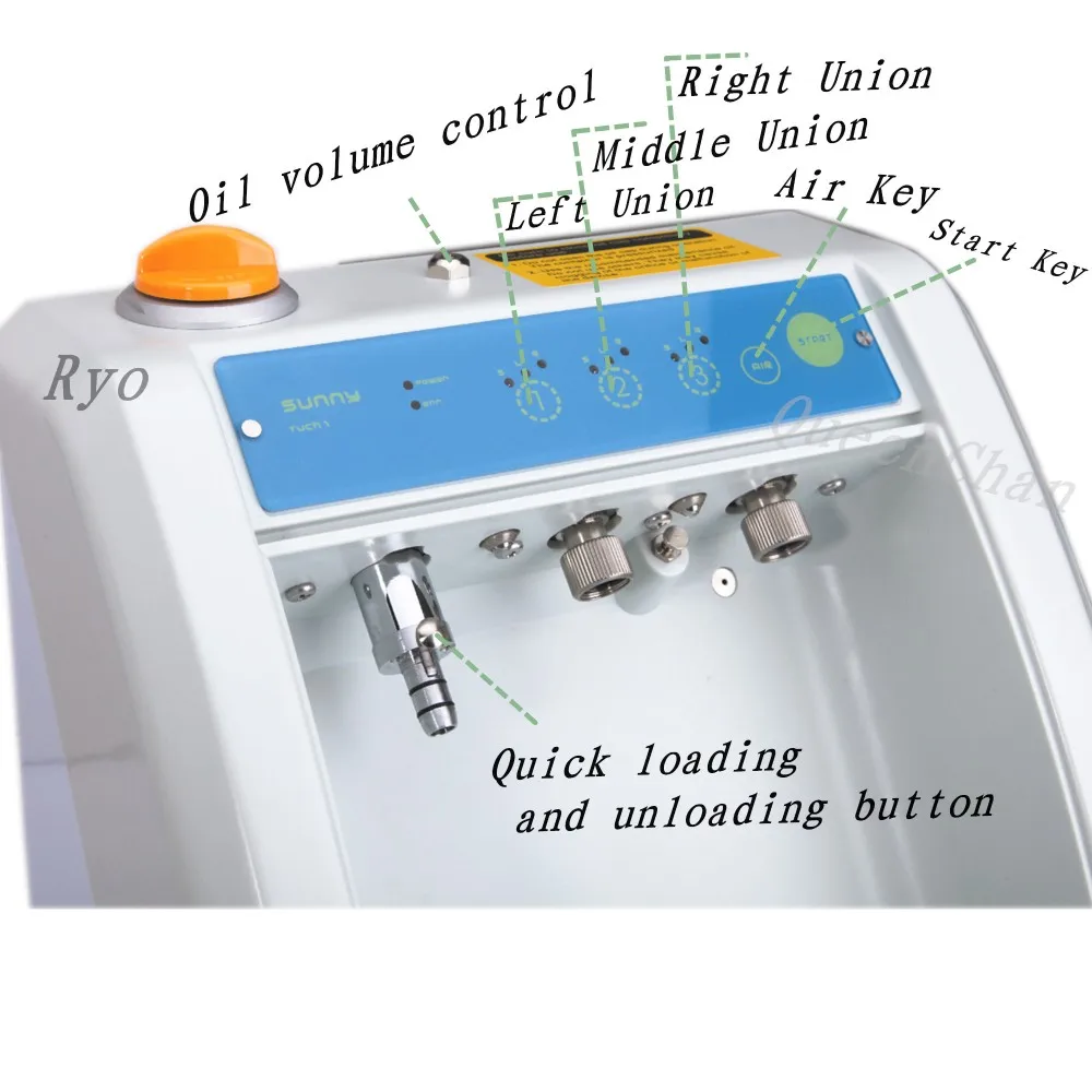 Dental Handpiece Lubricating Machine Push Button Type Oil Device Buy