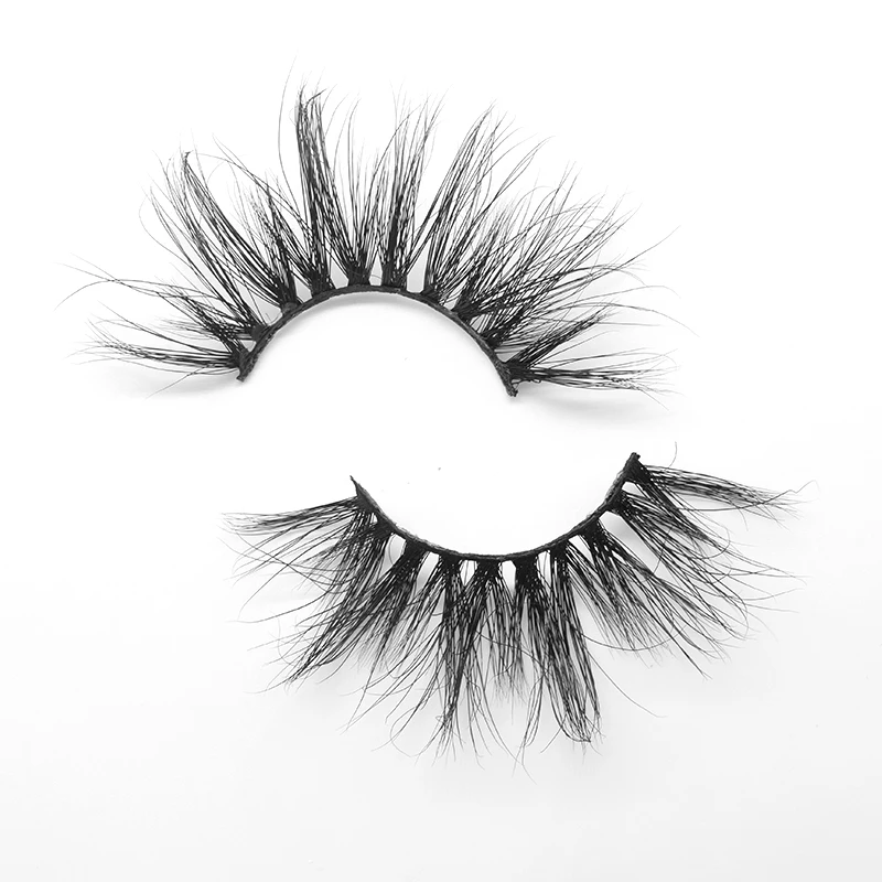 

Newcome Vegan Mink Lash Blooming Reusable 30 Times 5D 25mm With Free false eyelash packaging Case, N/a