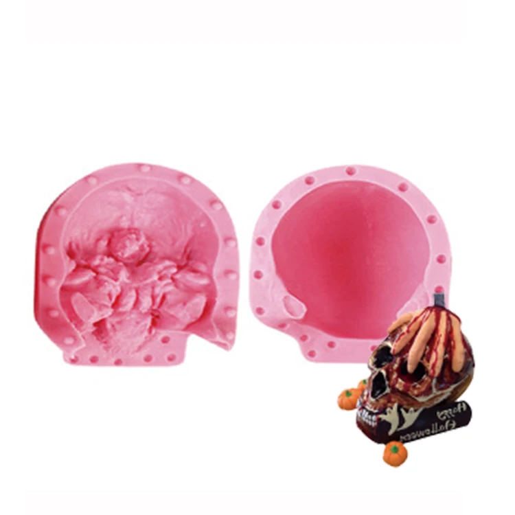

Halloween Series silicone chocolate mold fondant cake decorating tools silicone cake mould, Random color