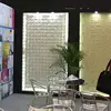 Green material decorative texture translucent resin 3D wall panel for wall