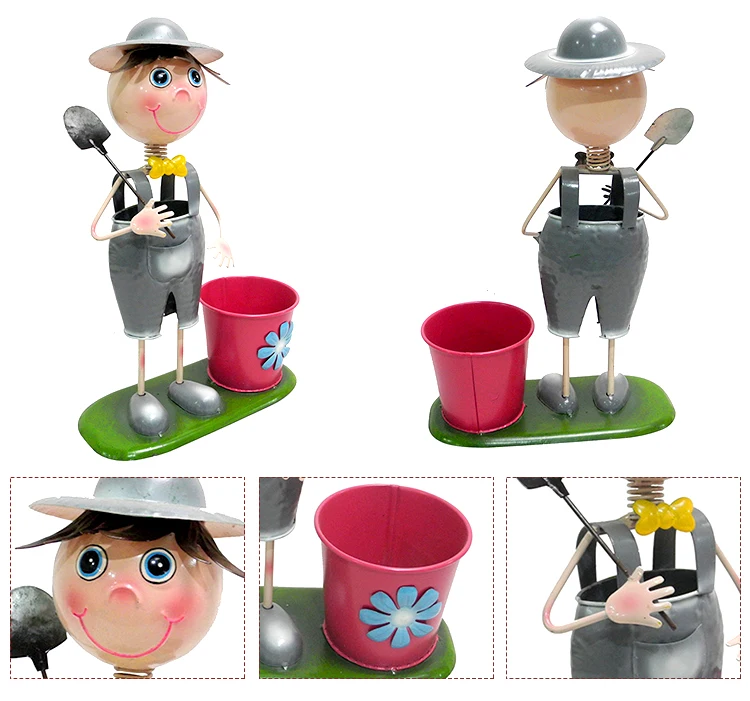 39cmh 最新金属花园男孩女孩数字花园花盆 Buy 女孩数字花园花盆 男孩数字花园花盆 金属男孩女孩花盆植物product On Alibaba Com