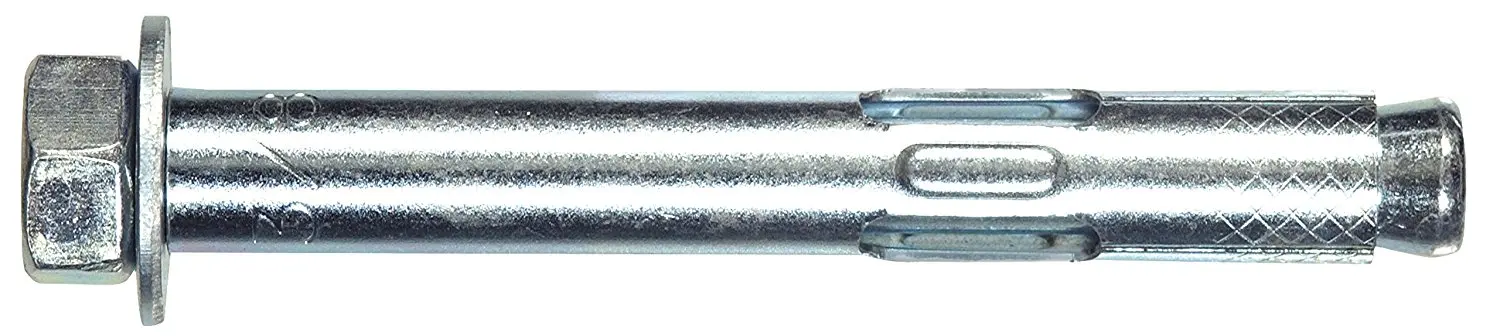 The Hillman Group 370810 Hex Head Sleeve Anchor, 1/2 X 6-Inch, 25-Pack