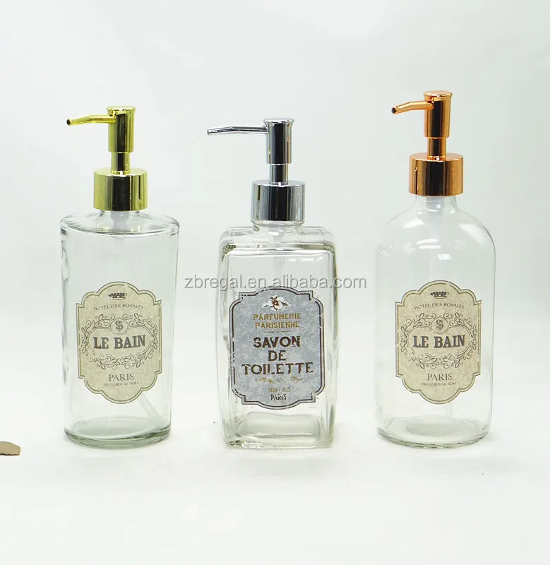 decorative liquid soap dispenser