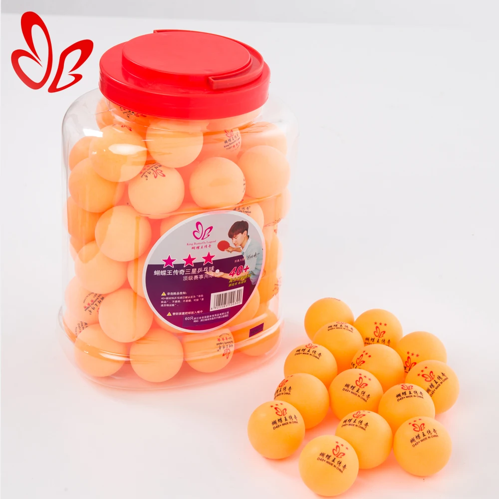 

60 PCS Pack ABS Material 40mm New Material Ping Pong Table Tennis Balls, Orange