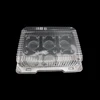 Disposable transparent cake packaging plastic box