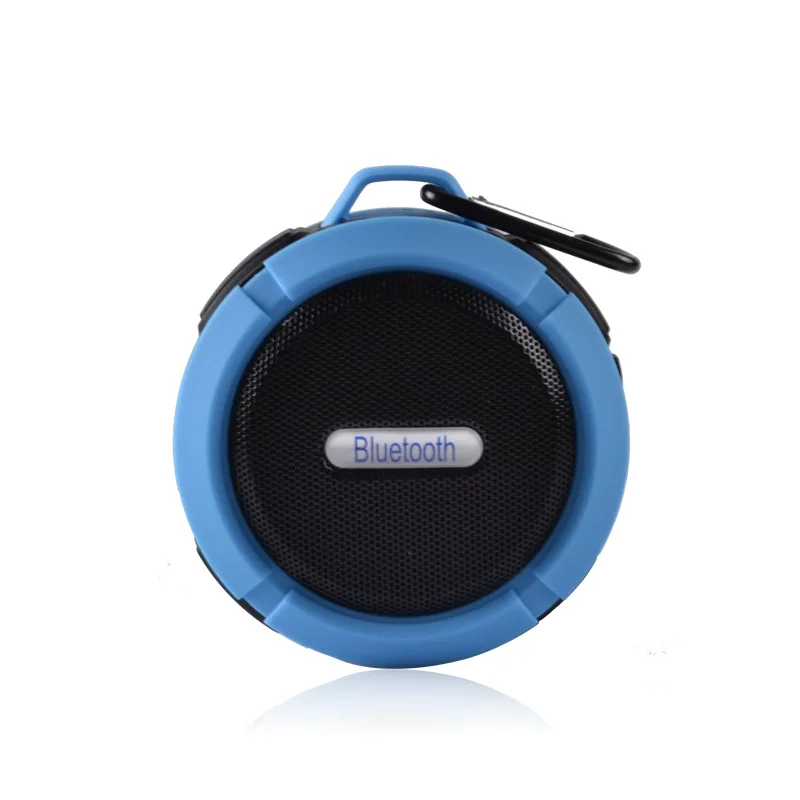 

2018 promotional outdoor IPX6 waterproof speark wireless C6 bluetooth speaker with TF card Call sport dustproof minispeaker, Black/ blue /red/green /orange