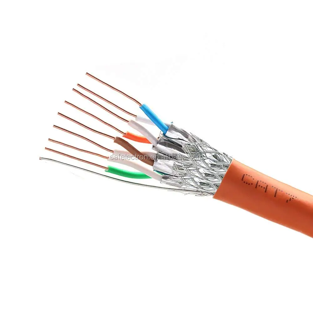 Sftp Cat7,Cat8 Ethernet Cable Lszh 23awg Solid 4 Pairs Shielded 1000ft ...