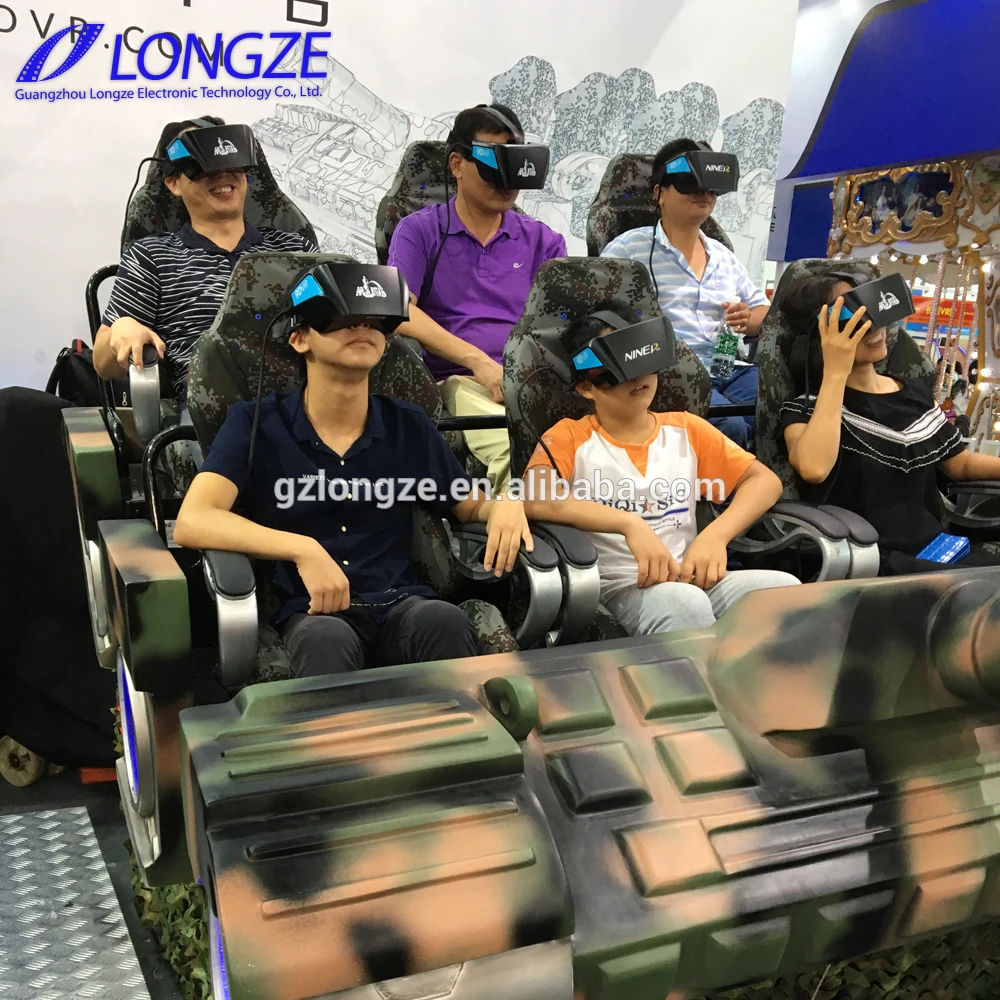 Virtual Reality Simulator Vr Game Machine Tank vr 5d 7d 8d hologram projector technology