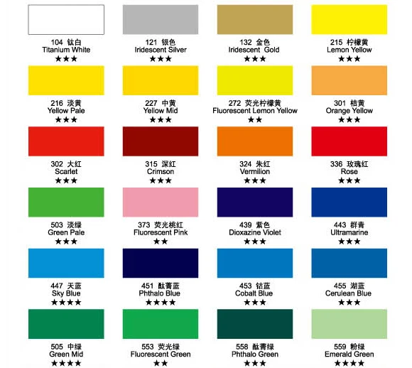 Promotional Original 500ml Marie's Acrylic Paints Acrylic Colour A-4500 ...