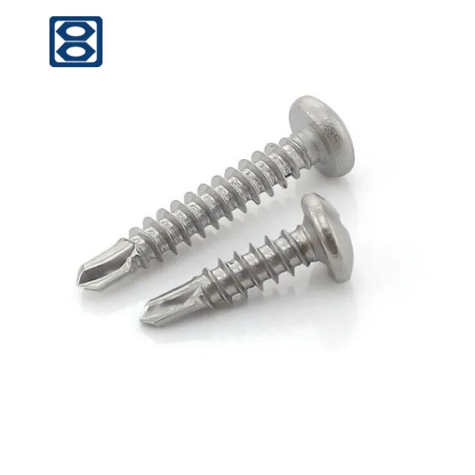 
China manufacture DIN 7504 cross recessed pan head self-drilling screws 