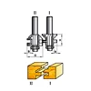 Woodworking Router Bit TCT Stile & Rail Assembles - Classical Bit