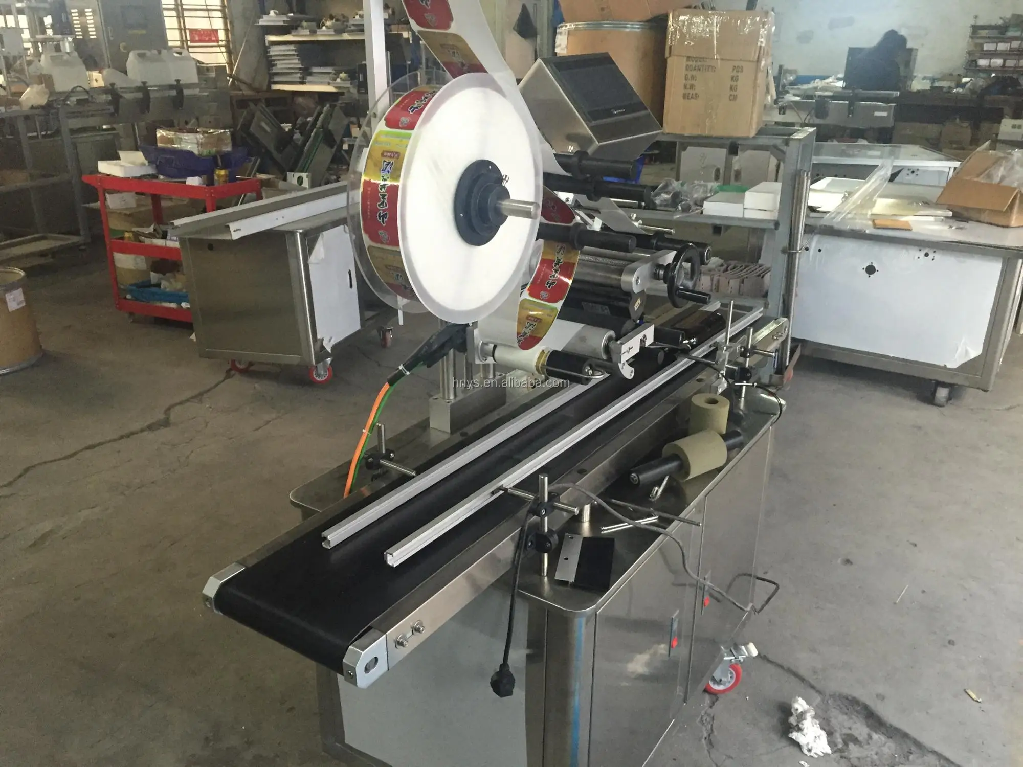 Automatic Label Sticking Machine/envelope And Instruction Booklet