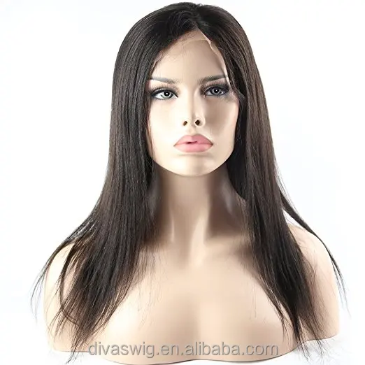 

Wholesale real yaki brazilian human hair wig, remy Free part silk top human hair full lace wig, the natural wigs for black women, N/a