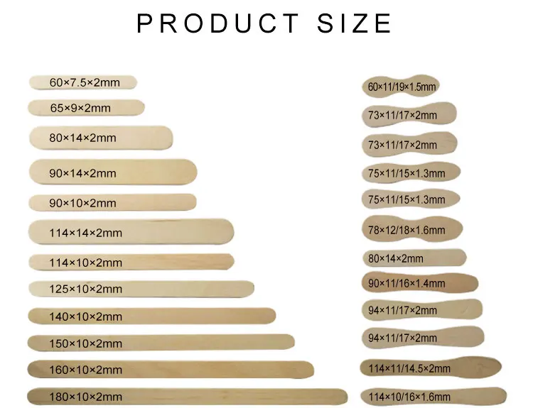 140*10*2mm Ice Cream Sticks Suitable For Automatic Machine Buy Ice