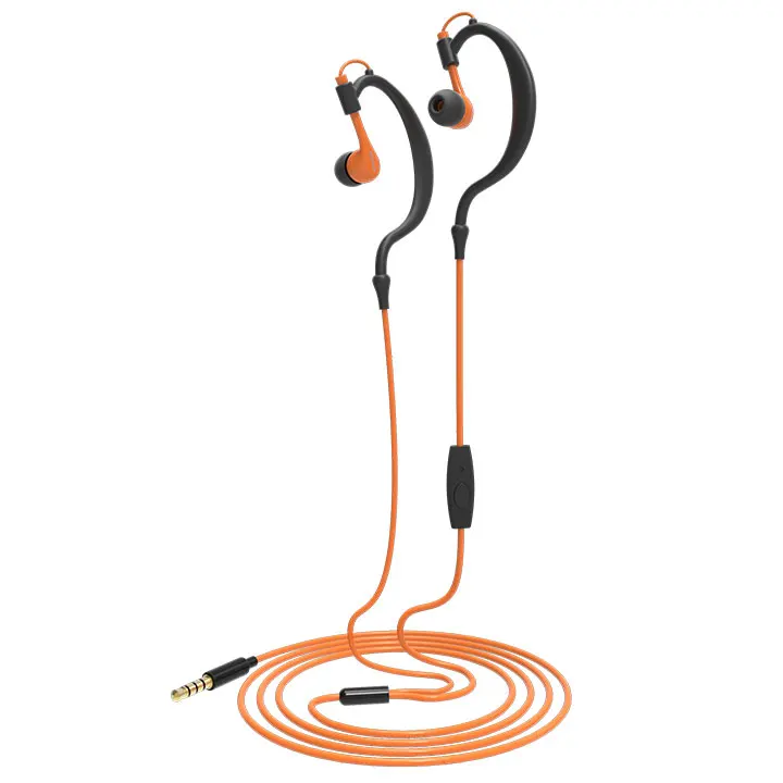 

Wired 3.5mm Stereo Earbuds Waterproof Sports Earphone Headphone With Ear Hook For Outdoor Sports