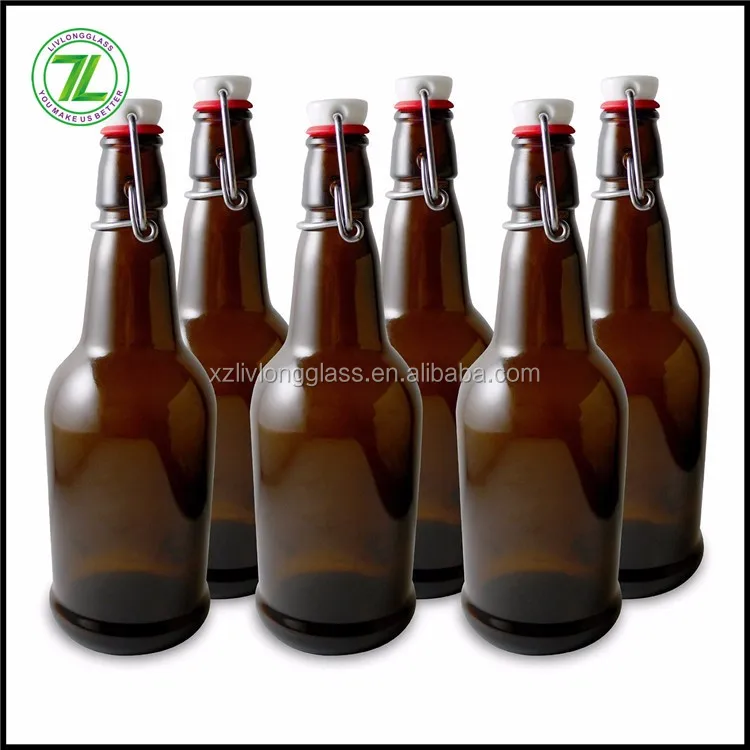16 Oz Glass Grolschstyle Beer Brewing Fermenting Bottles With Swing Top Caps Buy Grolsch Beer
