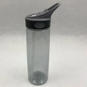 Image of Custom Logo Printed BPA Free Tritan Plastic Sports Water Bottle with Straw