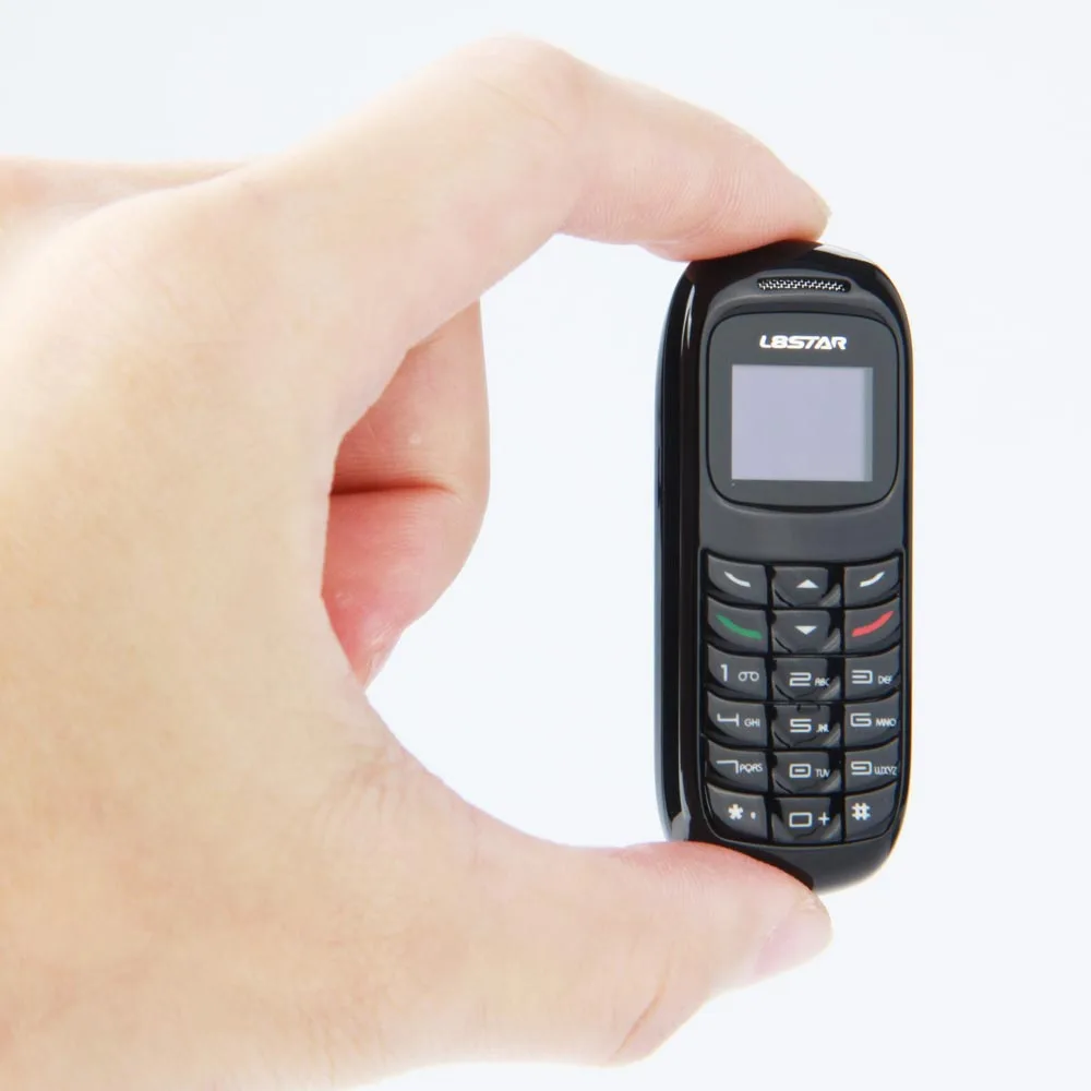 L8Star BM70 300mAh 0.66 Inch Single SIM Headset Dialer Earphone Mini Card Phone