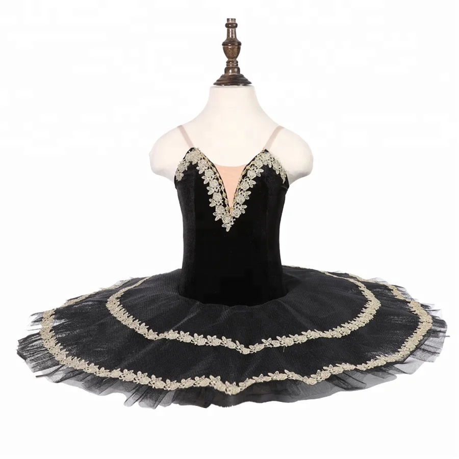 

children black swan lake performance tutu stage costume ballerina girls ballet costume dance tutu PPL18085