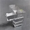 Crystal Manager Office Writing Table Desk Clear Acrylic Modern Computer Desk With Drawers