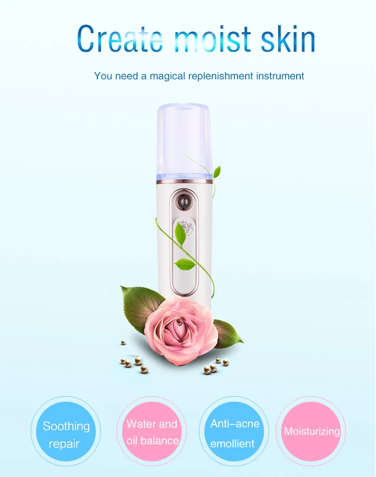 rechargeable mist nano facial sprayer; nano sprayer for oil skin; nano facial mist spayer