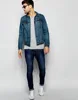 Fitch Denim Jacket plain cotton men wholesale denim jackets jeans men's jeans jacket sale