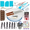 73 PCS Amazon Best Seller Cake Decorating Tools Baking Supplies Fondant Tools Kit Piping Icing Tips