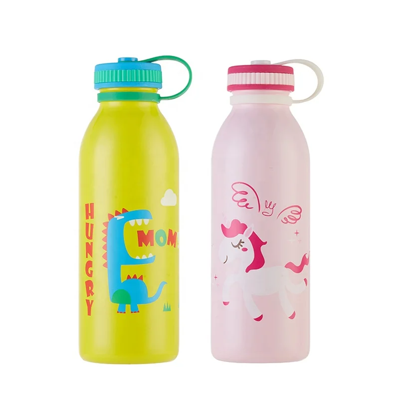 

Ready Goods Cute 450ml portable school Kids Water Bottle Double Wall Vacuum Stainless Steel direct drinking Thermos