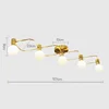 baroque creative in line surface mounted ceiling light