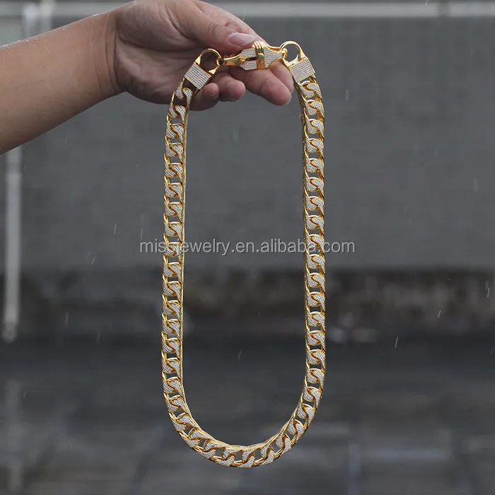 

Missjewelry New arrival 18k Dubai new gold chain design for mens, Gold/rose gold/white gold/black gold