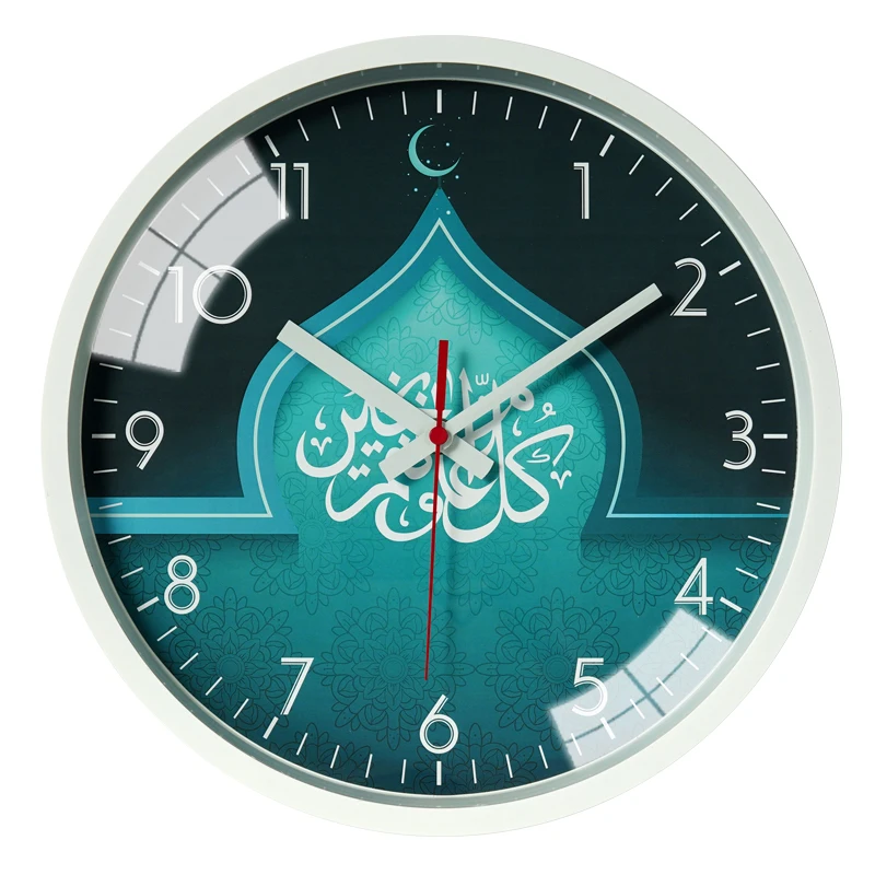 

middle east style silent islamic clock wall clocks prayer time islam azan, Customized color