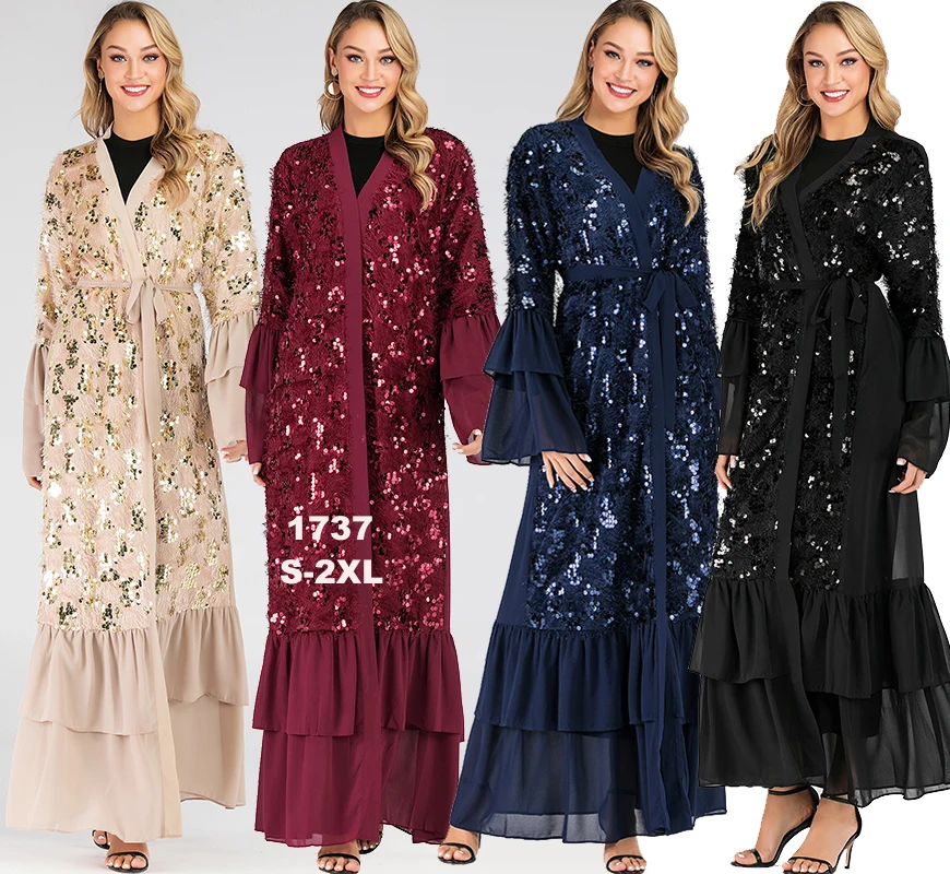 1546 Muslimah Fashion Baju  Kurung 2021 New Model Abaya  In 