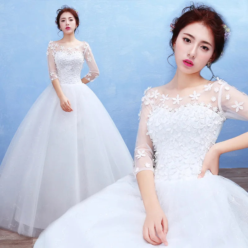 princess white gown