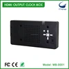 HDMI output clock box cast clock content to any big size screen with 1080P