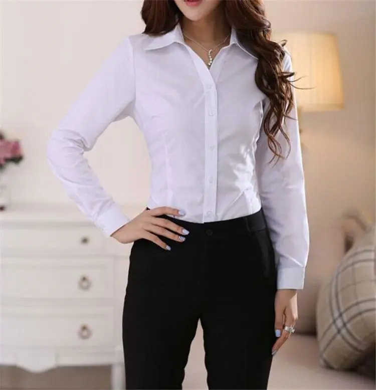 white formal shirt for ladies