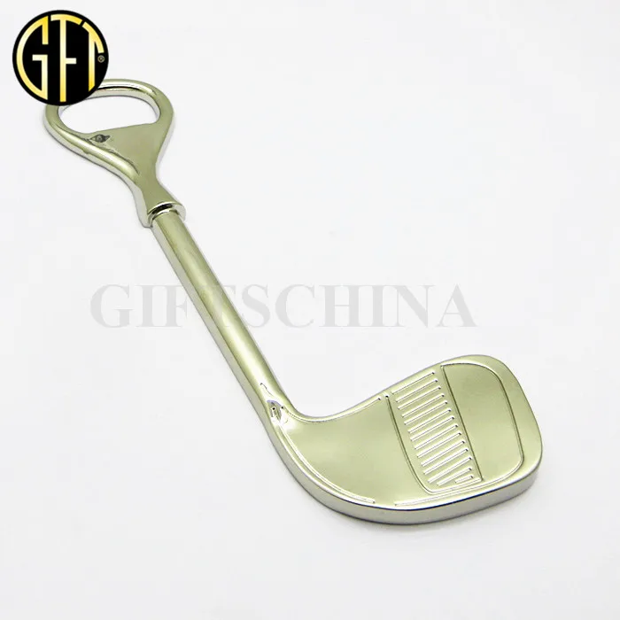 

Hot sale Custom Golf Club Design Metal Bottle Openers, Gold;silver;copper;antique