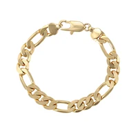 

76410 xuping men 14k gold color minimalist chain bracelet, bracelet en cuivre