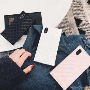 Square Solid Phone Case iPhone X 6 7 8