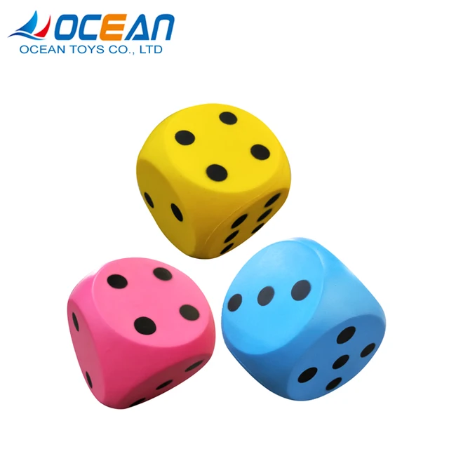 big plastic dice
