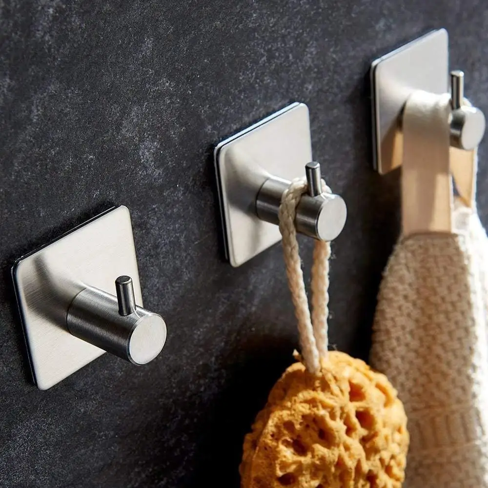 emoji strong self adhesive hook cute wall mounted clothes hooks