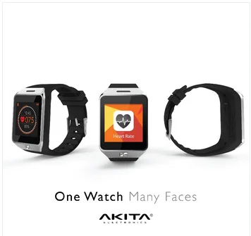 
Bluetooth, Heart Rate Monitor And Sim Card Quad band GSM capability SmartWatch 